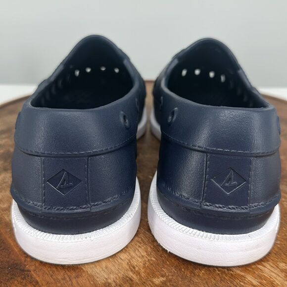 Sperry Shoes Wm 9 A/O Float Blue EVA Slip On Moccasin Boat Shoe Loafer - Picture 5 of 11